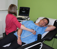 Ultrasound heart scan HWA 